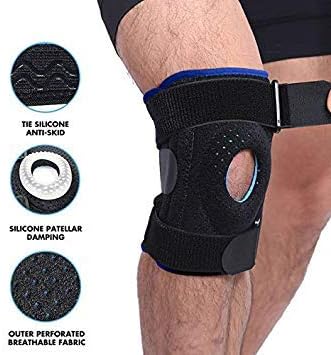 Knee Brace for Plus Size - Wrap around to Fit Large Legs, Extra Supportive to Your Knee, Relieve Knee Pain from after Surgery, Bone to Bone, Arthritis, Meniscus Tear, 4XL, 5XL, 6XL - Motion Infiniti
