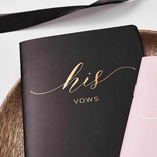 AKITSUMA Gelübdebücher für Hochzeit Braut und Bräutigam Heft für Hochzeit Geschenk 2er Set – Bild 6