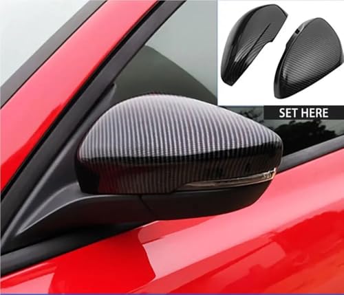 Remplacement garniture boîtier rétroviseur cassé Focus MK4 look carbone - 3