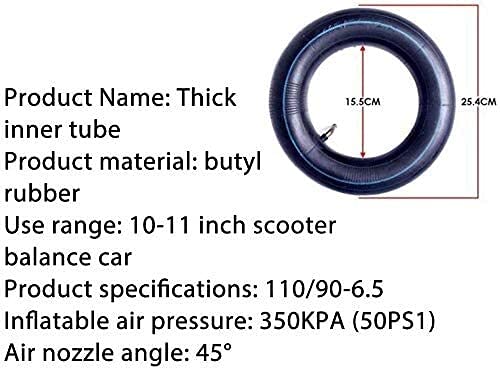 Elektrische scooterbanden, 11-inch berg off-road opblaasbare innerlijke en buitenste banden, 90/65-6.5 Dikke antislip… - Image 5