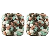 Cadeau : le fil à pompon coloré convient aux jeunes, aux personnes âgées, aux amateurs de tricot et aux débutants en tricot. Le crochet est un cadeau idéal pour les amis et la famille.