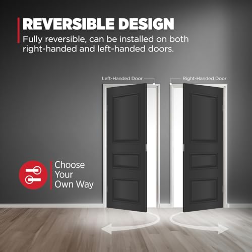 Kwikset Tustin Entry Door Handle with Lock and Key, Secure Keyed Reversible Lever Exterior, For Front Entrance and Bedrooms, Satin Nickel, Pick Resistant Smartkey Rekey Security and Microban by Kwikset - Image 6
