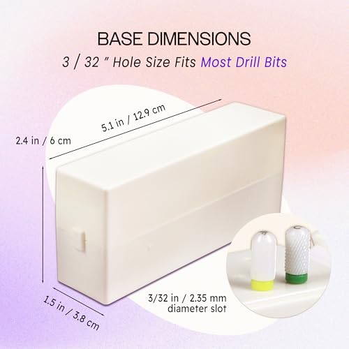 Organizador rectangular para puntas de taladro PANA 30 agujeros miniatura 3