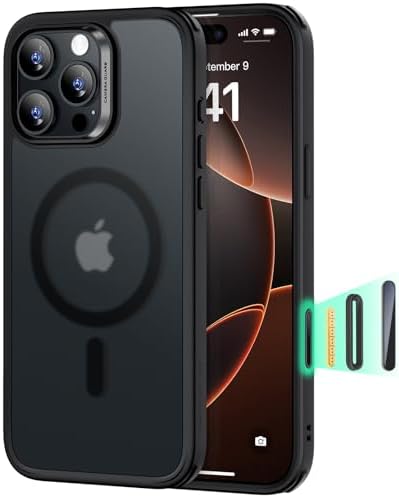 ESR Classic Hybrid for iPhone 16 Pro Max Case, Frosted Black