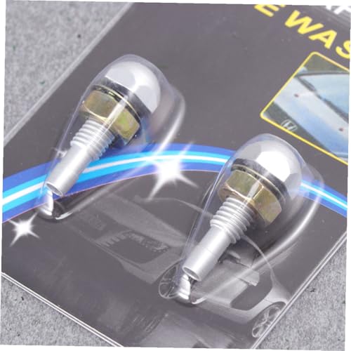 JEWEDECO 2セット フロントウォッシャーノズル 合製 軽量 耐久性 高性能拡散スプレー 車用ワイパースプレー 洗車用品 雨天時の視界確保に