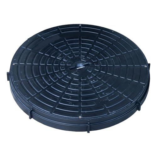 Cubierta de tanque séptico compuesto resistente, tapa redonda de carga fuerte para lavabo de aguas residuales para patio, entrada, inspección de pavimentos