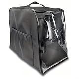 Options de rangement conviviales : avec des sangles latérales pratiques, cette housse pliable peut être rangée de manière compacte lorsque vous n'en avez pas besoin, vous aidant à maintenir un environnement de cuisine organisé.