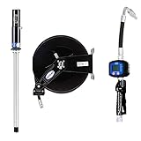 pompe pneumatique pour fut de graisse  RENSON KIT Transfert Fixe Huile 3:1 pour FUT 200L avec Enrouleur