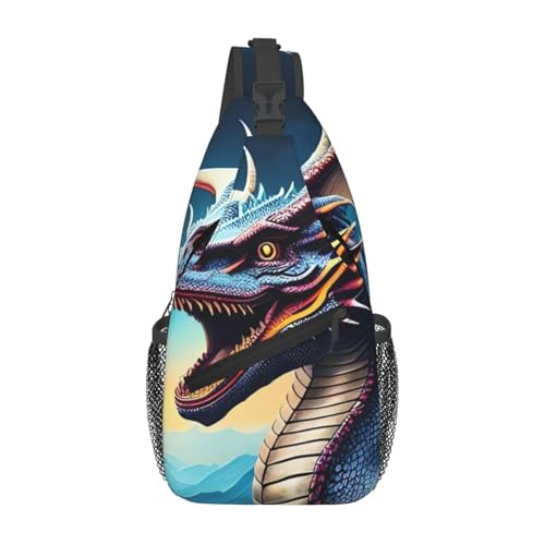Bolso tipo bandolera cruzada para hombre y mujer negro miniatura 1