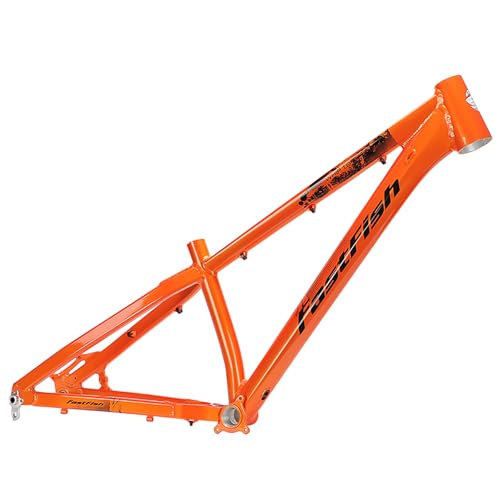 Valdoza 700C Road Bike Frame &ndash; Lightweight Aluminum Alloy Frameset with Thru-Axle 12&times;142mm, 44-56mm Tapered Head Tube, Semi-Internal Cable Routing, for Gravel, MTB, Racing Builds(Orange)