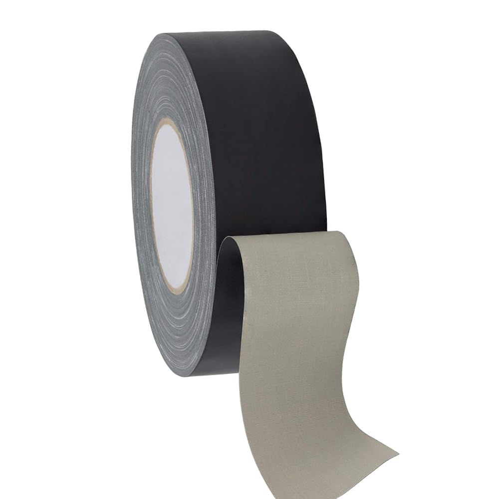 3Pcs Professional Non-Reflective Gaffer Tape Photographic Tape, Masking Tape Electrical Tape, Easy Tear Matte Stage Tape for Photo Studio, Cable, Stage, Painters and Duct Repair