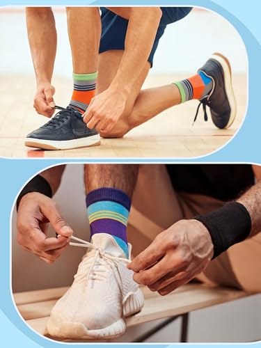 Image of Fourluoo 3 /6 Pairs Women Toe Socks Cotton Breathable Ankle Five Toe Socks for Men Women Athletic Running