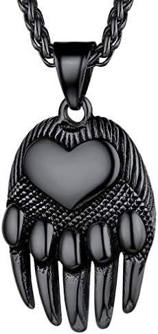 FaithHeart Viking Necklace Men Stainless Steel Nordic Valknut/Spearhead Pendant Vintage Jewellery Talisman Amulet Norse Mythology Gifts Can Personalise