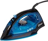 Oster GCSTBS4801L-053 Black/Blue 1200-Watt Variable Steam Iron, 220 Volts (Not for USA-European Cord)
