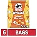 Pringles Mingles Puffed Snacks, Cheddar and Sour Cream, Cheese Puffs, Salty Snacks (6 Bags)