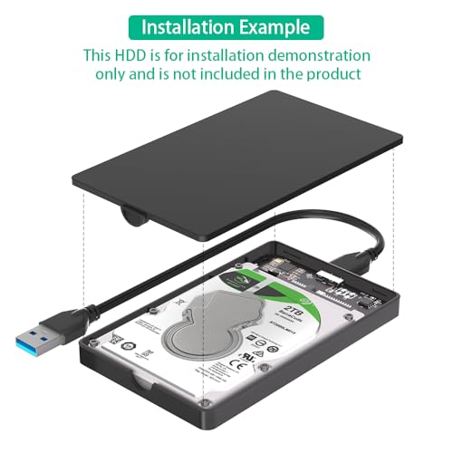Caja externa USB 3.0 para disco duro SATA 2.5'' miniatura 4