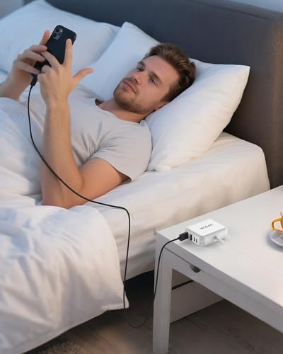 VPSUN USB C Charger 8 Port Block, Fast Charging Station for Multiple Devices,Multiport USB Charging Hub for iPhone,Samsung,Switch,Fan,Speaker,lamp,etc. - Image 4