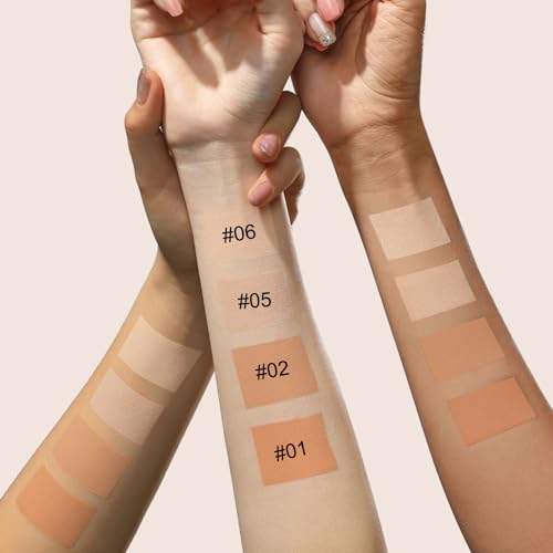 Image of Boobeen Pressed Setting Powder - Oil Control face Powder with Matte Finish, Long Lasting & Waterproof,Buildable Medium to Full Coverage Makeup, Includes Puff