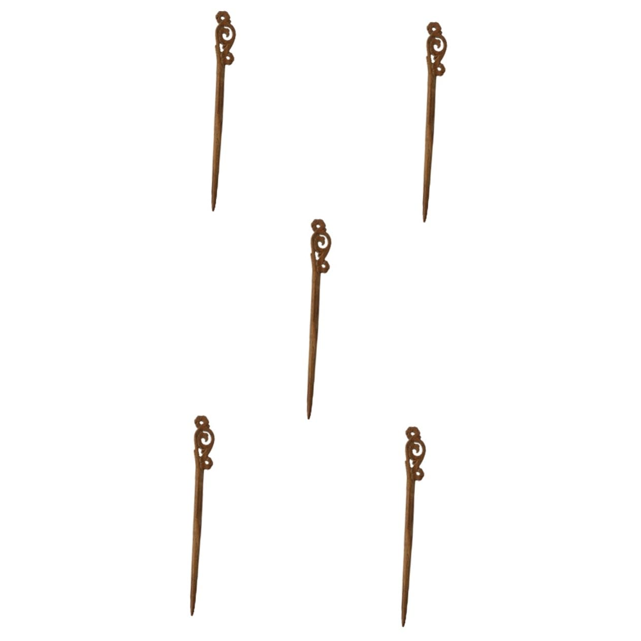 MAGICLULU 5 Piezas agitador horquilla sándalo pinzas para el cabello para mujer accesorio para el cabello decoración vintage accesorios pelo exquisita horquilla tocado hanfu delicado