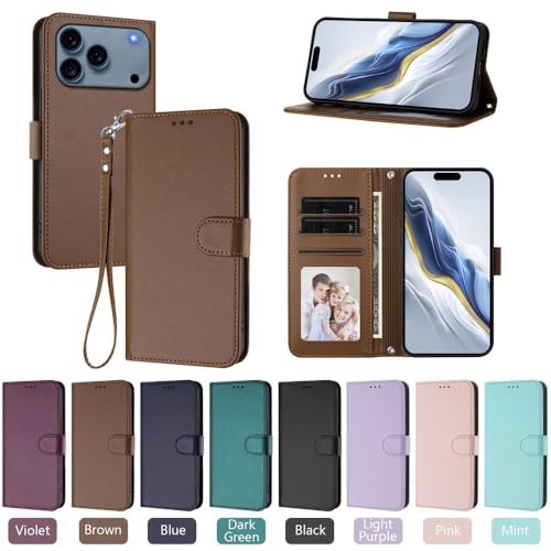 Étui compatible avec iPhone 17 Air violet clair housse antichoc cuir