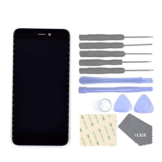Sostituzione della schermata del digitalizzatore touch screen VEKIR per Huawei P8 Lite (2017) / Honor 8 Lite/Nova Lite(5.2 ") (NERO)