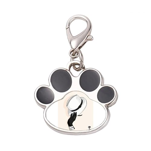DIYthinker?Spade J Playing Cards Pattern Pet Tag Keychain Dog Cat ID