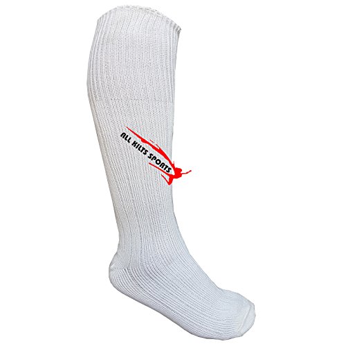 Men's Cream (Off White) 65% Wool Blend Traditional Long Hose Kilt Sock