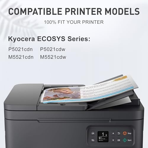 Toner TK-5220 compatible Kyocera ECOSYS M5521cdw pack de 4 couleurs