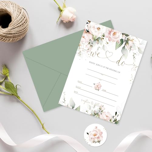 Invitation mariage eucalyptus pour célébrer votre amour - 4
