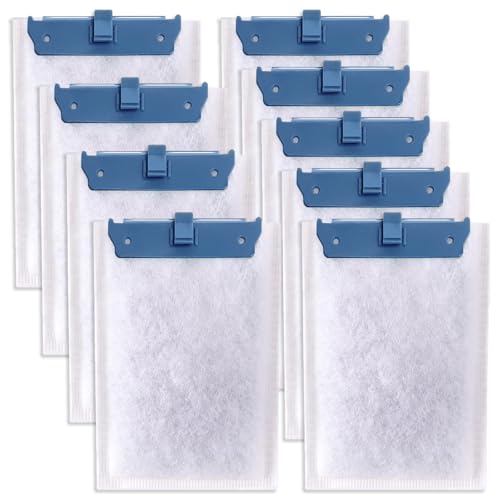 Image of Pryitier Filter Cartridge Compatible with Whisper Bio-Bag Filters 10i /IQ10 /PF10, Medium Replacement Filter Cartridges for Aquariums Compatible with ReptoFilte 20 gallons (90 GPH) (9 Pack Medium)