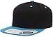 Flexfit 110 Snapback Hat-2-Tone, Black/Teal, OSFA