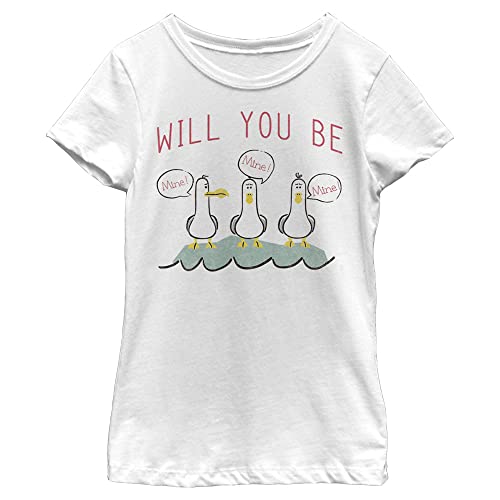 T-shirt Disney Mine blanc S fille parfait pour l'école et les sorties