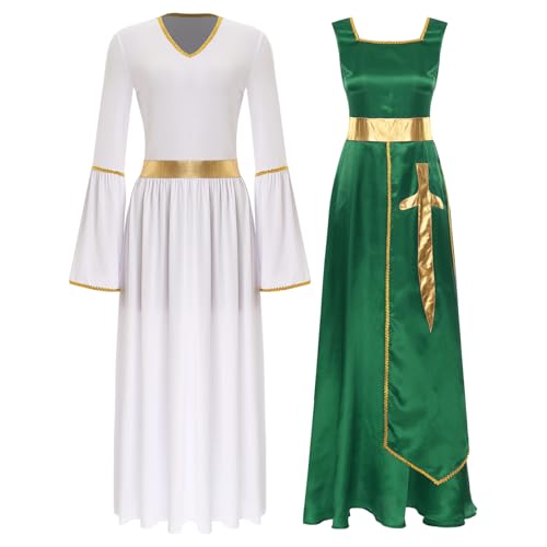 Robe ange et déesse inhzoy costume fluide anti-plissement du S au XXL
