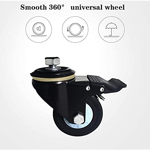 Soporte móvil universal para TV de 42-90 pulgadas con ruedas miniatura 3