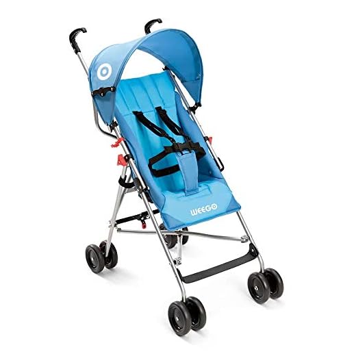Carrinho de bebê Guarda-Chuva Way Azul Weego BB507