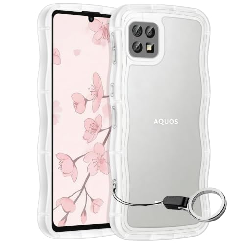 Amazon.co.jp: HILEGENER for AQUOS Sense4 かわいい ケース うねうね