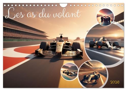 Les as du volant (Calendrier mural 2026 DIN A4 vertical), CALVENDO calendrier mensuel: Découvrez l'excitation et l'adrénaline de la Formule 1, le ... limites de la vitesse et de la performance.