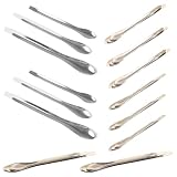 TorSor 30 Pack Lab Spatula Micro Scoop Set Stainless Steel Double Sided Lab Spoon Laboratory Sampling Spoon...