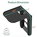 WALI Outlet Shelf Wall Holder, Bathroom Wall Shelf Organizer Standard Vertical Duplex Decor Outlet Space Saving for Smart Home, Toothbrush, Home Mini up to 10lbs (OLS001-B), 1 Pack, Black