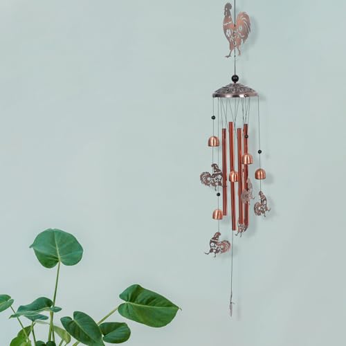 Campanas de viento de hierro Gadpiparty con sonido agradable de jardín 8
