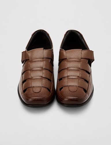 Image of Lee Cooper LC9613C Men's Leather Sandal I Comfortable | Stylish Sandal for Men's Office & Business