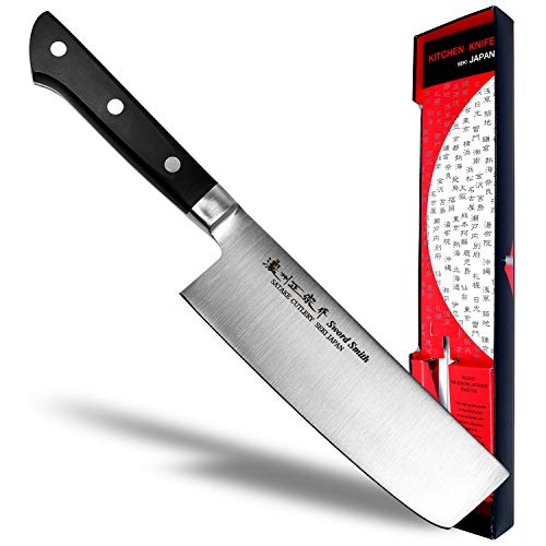 Seki Japan Masamune, Japanese Vegetable Kitchen Knife, Stainless Steel Professional Nakiri Knife, Pom Handle, 6.3 Inch (160Mm) #TOP16