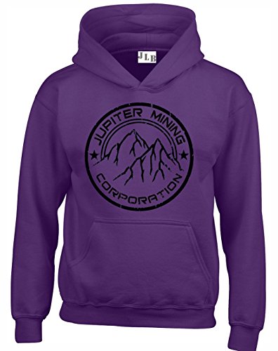 Image of JLB Print Jupiter Mining Corporation Sci Fi TV Show Premium Quality Unisex Hoodies for Men, Women and Teens Purple