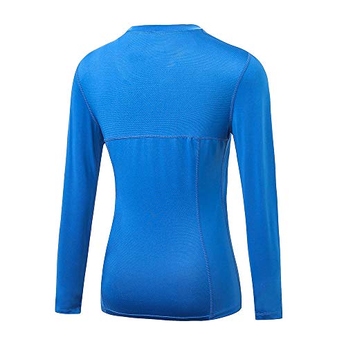 KKmoon Novas blusas femininas de ioga para ginástica sexy roupas esportivas de gola redonda mangas c