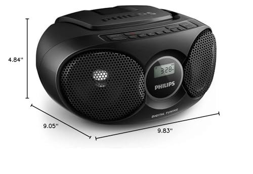 image for Philips Portable CD Player Boombox Radio CD Player Combo for Home, Ste