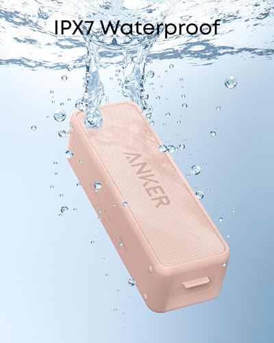 Anker Soundcore 2 Portable Bluetooth Speaker with Stereo Sound, Bluetooth 5, Bassup, IPX7 Waterproof, 24-Hour Playtime, Wireless, Speaker for Home, Outdoors, Travel — view 2