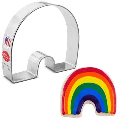 Ann Clark Rainbow Arch Cookie Cutter, 3-3/4" Made in USA