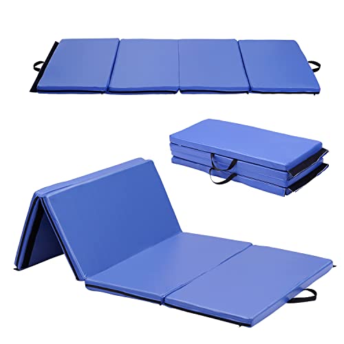 Zenova Gymnastics Mat Tumbling Mat For Kids 3'X6' Thick Gym Workout Mats Foldable Exercise Mat Floor Mat #TOP2