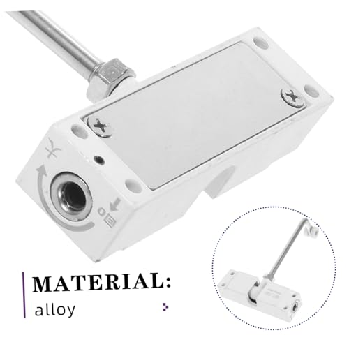 Cerrador de puerta de aluminio regulable con doble mecanismo de precisión 4