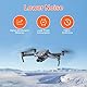 Tosiicop 4 Paar Mavic Air 2/Air 2s Propeller Ersatzpropellerblätter Geräuscharmes Quick-Release 7238 Flügel für DJI Mavic Air 2/Air 2s Drohnenzubehör Orange